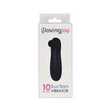 Loving Joy 10 Function Clitoral Suction Vibrator Black