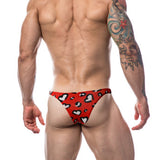 C4M Brazilian Brief Hearts Medium