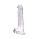 Loving Joy 9 Inch Dildo with Balls Clear