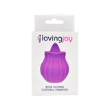 Loving Joy Rose Licking Clitoral Vibrator Purple