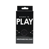 Bound to Play Breathable Ball Gag Black