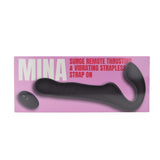 Mina Surge Remote Thrusting & Vibrating Strapless Strap On