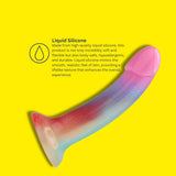 Mina Iridescent Silicone Dildo