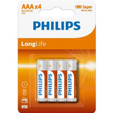 4 Pack AAA Size Batteries