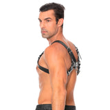 Bulldog Leather Chest Harness - L/XL